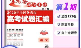 2020高考语文全国一卷